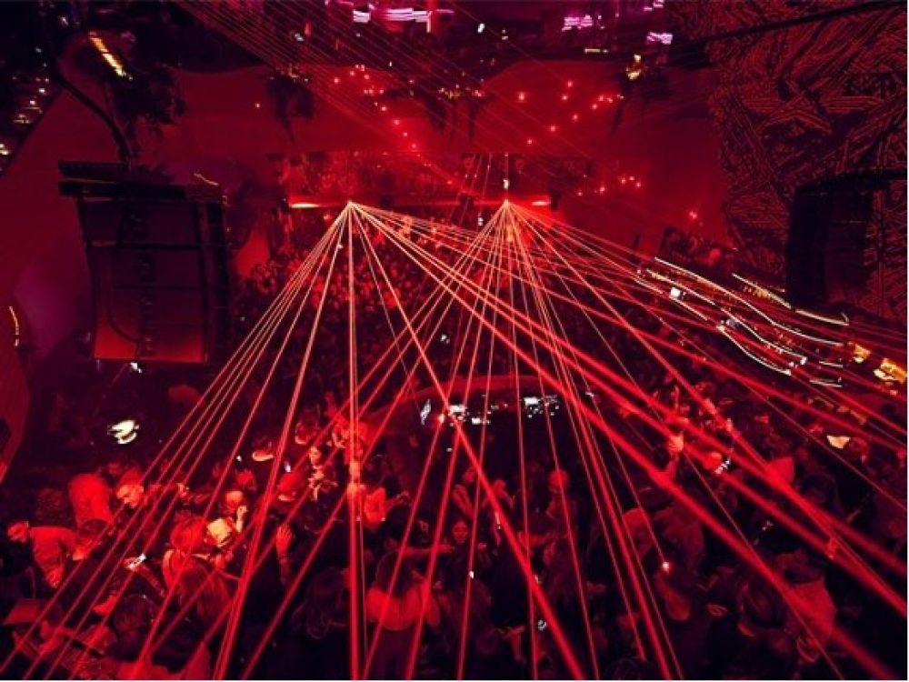 Laser Show at Fitz Anator Hall for its 1st anniversary