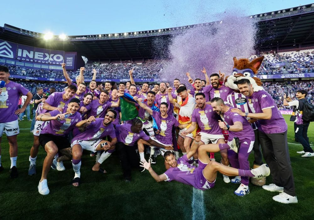 Promotion of FC Real Valladolid to the first division 