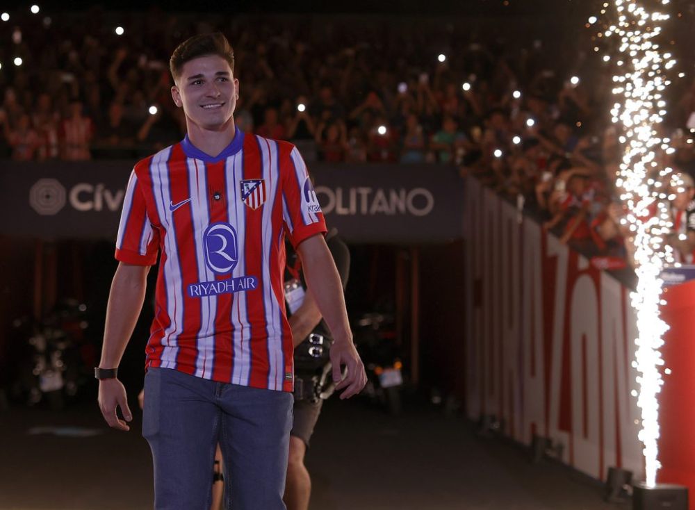 Funkenflug im Wanda Metropolitano bei der Präsentation der neuen Spieler 