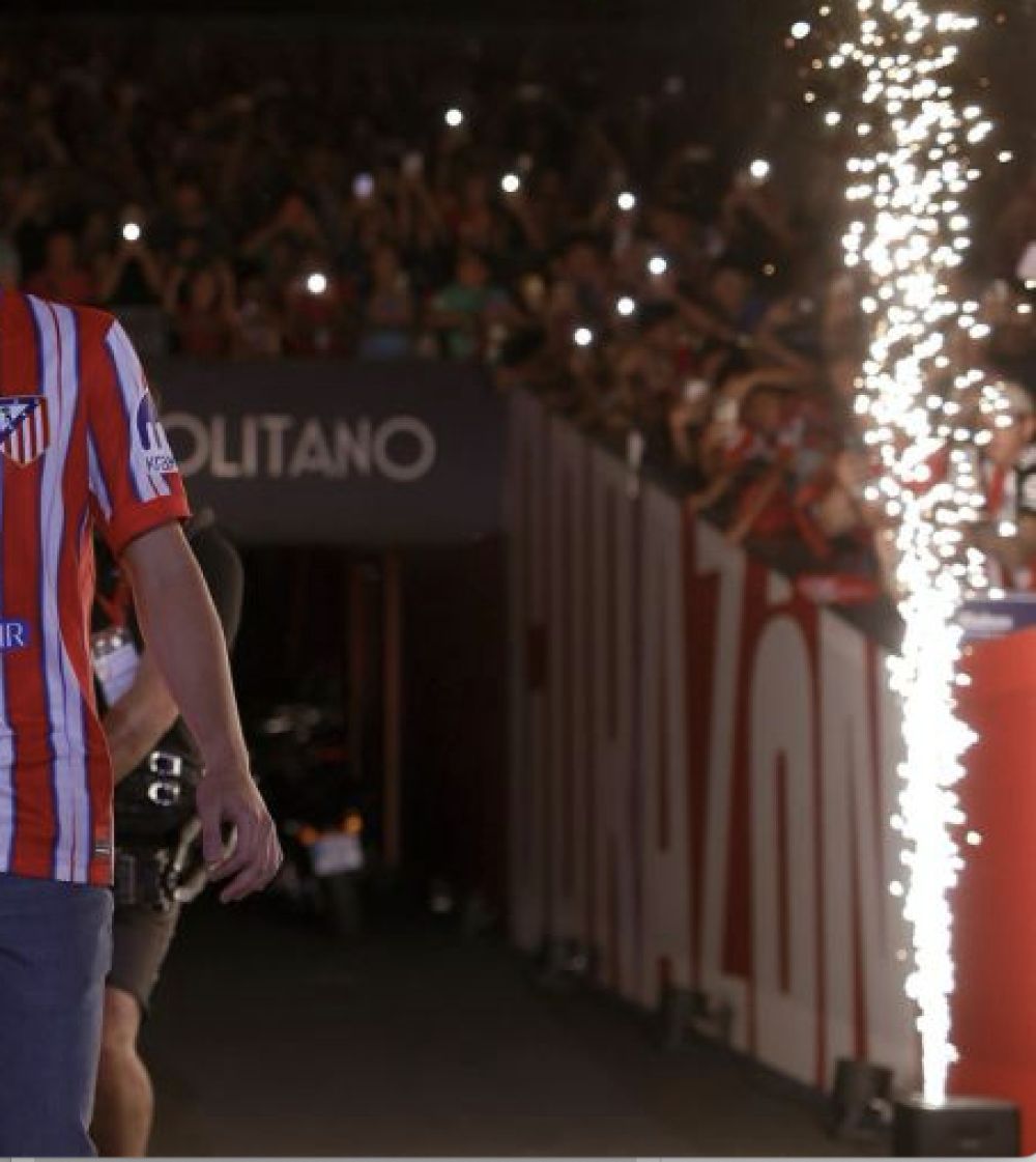 Apresentação dos jogadores do Atlético de Madrid