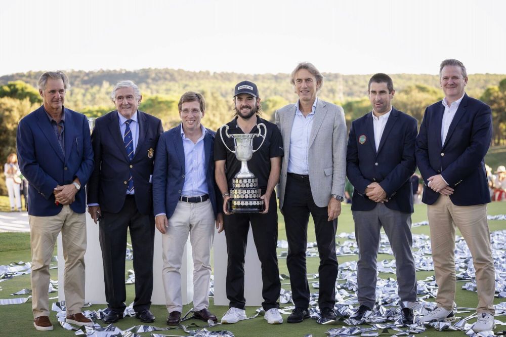 Lancement des serpentins de l'Acciona Golf Open de España 2024 