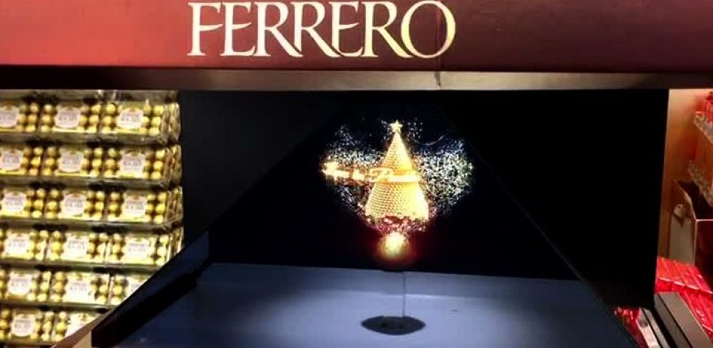 La campaña holográfica de ferrero rocher